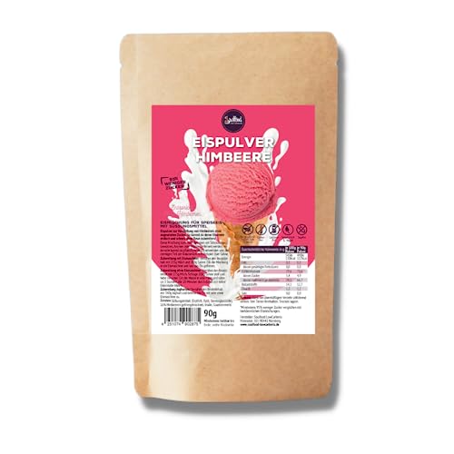 Eispulver Himbeer von Soulfood LowCarberia 90g - 400g Eiscreme - 95% weniger Zucker LOWERCARB KETO GLUTENFREI Eispulver Himbeer von Soulfood LowCarberia 90g - 400g Eiscreme - 95% weniger Zucker LOWERCARB KETO GLUTENFREI von Soulfood LowCarberia