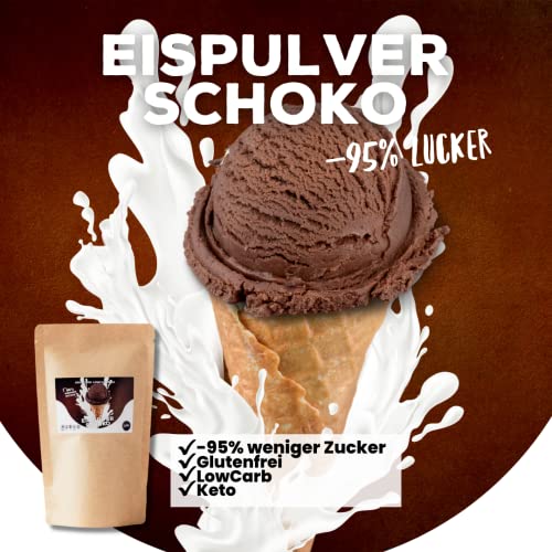 Eispulver Schoko von Soulfood LowCarberia 100g - 410g Eiscreme - 95% weniger Zucker Eispulver Schoko von Soulfood LowCarberia 100g - 410g Eiscreme - 95% weniger Zucker von Soulfood LowCarberia