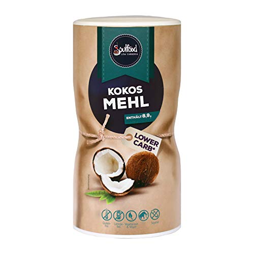 Soulfood Lowcarberia Kokosmehl, entölt, 1er Pack (1 x 700 g) Soulfood Lowcarberia Kokosmehl, entölt, 1er Pack (1 x 700 g) von Soulfood Lowcarberia