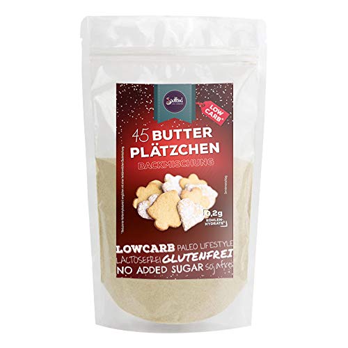 Lower Carb* Butterplätzchen Backmischung von Soulfood LowCarberia 210g (ca. 45 Plätzchen) von Soulfood LowCarberia