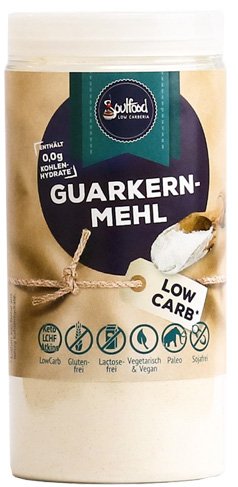 Soulfood Lowcarberia Guarkernmehl, 1er Pack (1 x 125 g) von Soulfood Lowcarberia