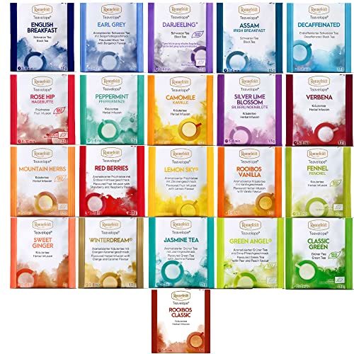 SOULGOODS | Original Ronnefeldt Tee Teavelope ALL STARS Probierset - Alle 22 Teesorten - Teebeutel Teeblätter Geschenke Set für Weihnachten | aromatisch SOULGOODS | Original Ronnefeldt Tee Teavelope ALL STARS Probierset - Alle 22 Teesorten - Teebeutel Teeblätter Geschenke Set für Weihnachten | aromatisch von Soulgoods