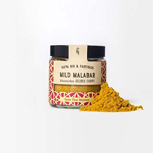 Mild Malabar Bio Klassisches gelbes Curry - 50 g von Soulspice