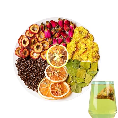Winter Melon Lotus Leaf Tea, Oil Cleansing Teas,Chrysanthemum, Winter Melon, Cassia Seed, Hawthorn, Lotus Leaf and Other 9 Ingredients Mixed Formula Tea (2) von Soumiey