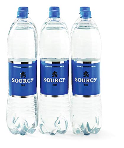 Sourcy Blaues natürliches Mineralwasser Multipack 6 PET-Flaschen x 1,5 Liter von Sourcy