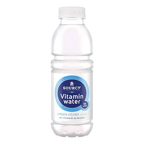 Sourcy Vitamin Wasser Limetten-Litschi 0% Zucker - 6 PET-Flaschen x 50 cl von Sourcy
