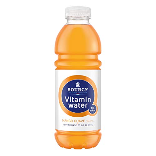 Sourcy Vitamin Wasser Mango Guave 0% Zucker - 6 PET-Flaschen x 1 Liter von Sourcy