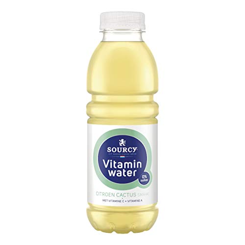 Sourcy Vitamin Wasser Zitronen-Kaktus 0% Zucker - 6 PET-Flaschen x 50 cl von Sourcy