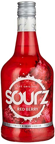 Sourz Red Berry | süß-saurer Partylikör | 15% Vol | 700ml Einzelflasche von Sourz