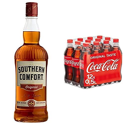 1x Southern Comfort Original Whisky-Likör (1 x 0.7 l) + Coca-Cola Classic (12 x 0.5 l) von Southern Comfort®