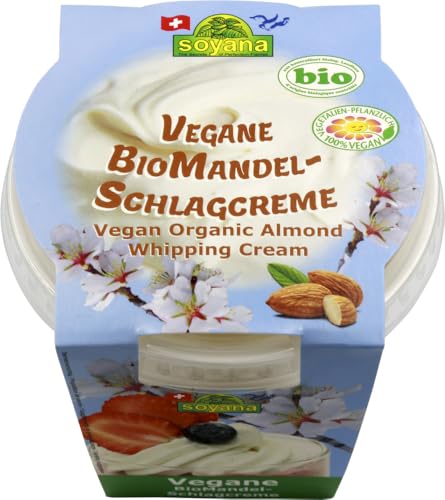 Mandel-Schlagcreme - vegane Alternative zu Schlagsahne auf der Basis von Mandeln 12 x 250 gr Mandel-Schlagcreme - vegane Alternative zu Schlagsahne auf der Basis von Mandeln 12 x 250 gr von Soyana