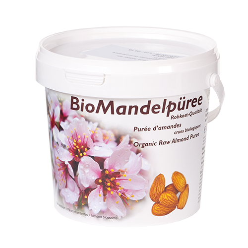 Mandelpüree 1kg in Bioqualität - Hergestellt mit geschälten Mandeln aus Italien und Spanien - Vegan - Soyana von Soyana