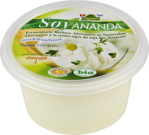 Soyananda Sauerrahm - vegane Alternative zu Sauerrahm (6 x 200 gr) von Soyana