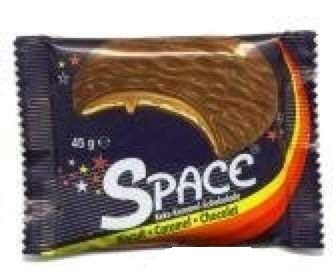 108 Space Caramel a 45g Keks Karamel Milchschokolade frisch 3 karton von Space Caramel