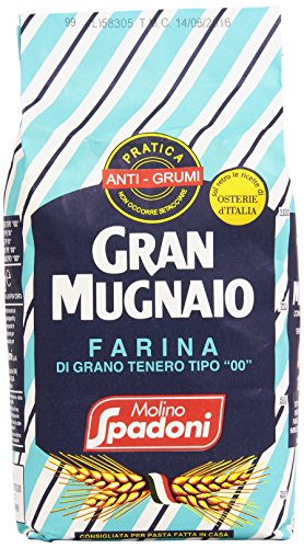 6x SPADONI GRAN MUGNAIO FARINA DI GRANO TENERO ANTI GRUMI 1kg SPADONI GRAN MUGNAIO WEICHES WEIZENMehl ANTI-LUMPS von Spadoni