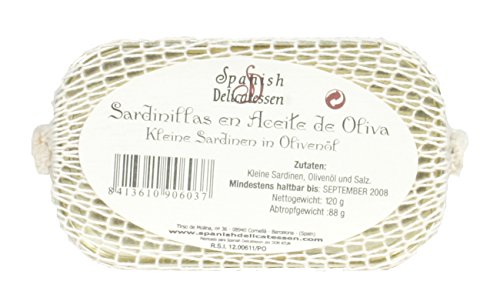 Sardinen in Olivenöl eingelegt 120 g / Sardinillas en Aceite de Oliva / Ölsardinen von Spanish Delicatessen