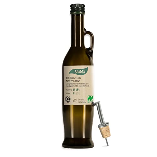 SPARTA BIO-Olivenöl nativ-extra 0,5 l – PREMIUM Qualität – aus Griechenland SPARTA BIO-Olivenöl nativ-extra 0,5 l – PREMIUM Qualität – aus Griechenland von Sparta