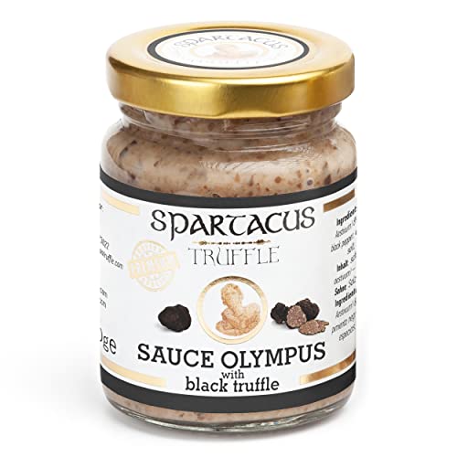 Spartacus schwarze Olymp-Trüffelsauce Gewürze vegan trüffelöl Italienische Spezialitäten Erlesene schwarze Trüffel für Feinschmecker von Spartacus Truffle