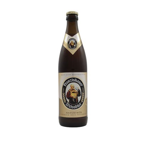 Franziskaner Weissbier naturtrüb (0,5 l / 5,0% vol.) von Spaten Franziskaner Bräu