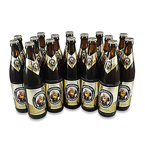 Franziskaner Weissbier naturtrüb (16 Flaschen à 0,5 l / 5,0% vol.) von Spaten Franziskaner Bräu