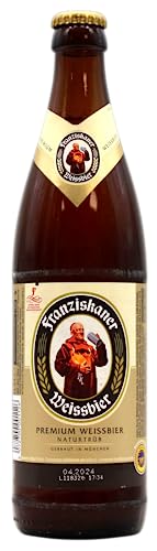 Franziskaner Weissbier naturtrüb (20 Flaschen à 0,5 l / 5,0% vol.) von Spaten Franziskaner Bräu