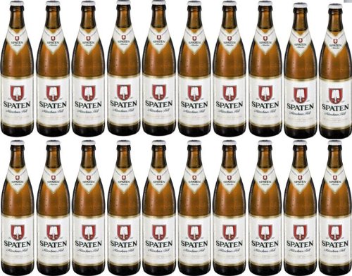 20 x Spaten Münchner hell 0,5 L - 5,2% Alkohol Originalkiste 20 x Spaten Münchner hell 0,5 L - 5,2% Alkohol Originalkiste von Spaten
