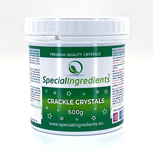 Special Ingredients Crackle Crystals Knallbrause 500g Höchster Qualität, GVO-frei, Ideal für Kuchen, Bonbons und Eiscreme von Special Ingredients