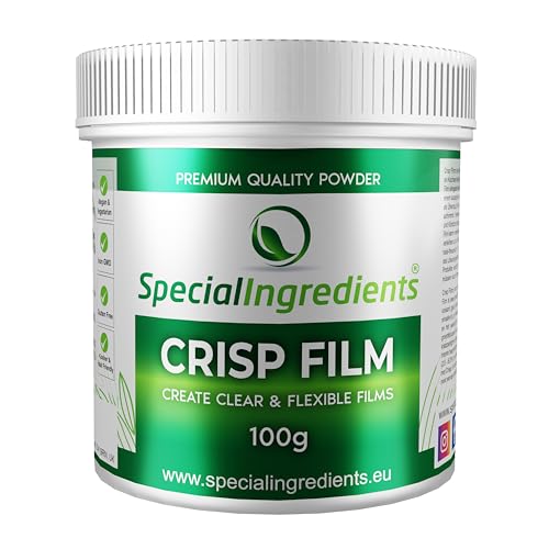 Special Ingredients Crisp Film Pulver 100g Höchster Qualität, Geeignet Für Veganer Und Vegetarier, Nicht Gentechnisch Verändert, Glutenfrei, Nicht Bestrahlt - Recycelbarer Behaltert Special Ingredients Crisp Film Pulver 100g Höchster Qualität, Geeignet Für Veganer Und Vegetarier, Nicht Gentechnisch Verändert, Glutenfrei, Nicht Bestrahlt - Recycelbarer Behaltert von Special Ingredients