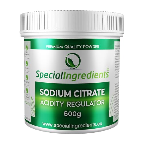 Special Ingredients Natriumcitrat 500g Hochster Qualität - Vegan, GVO-frei, Glutenfrei - Recycelbarer Behälter von Special Ingredients