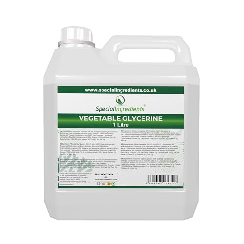 Special Ingredients Pflanzliches Glyzerin 1 Liter - Premium Qualität - Vegan, GVO-frei, Glutenfrei - Recycelbarer Behälter (1000g) von Special Ingredients