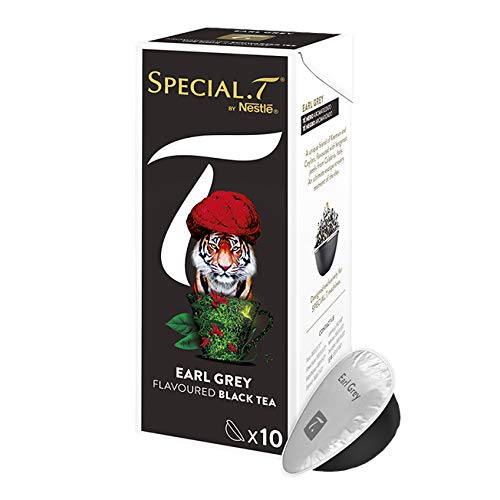 Original Special.T - Earl Grey - Aromatisierter Schwarztee 1 Packung (10 Kapseln) von Special.T