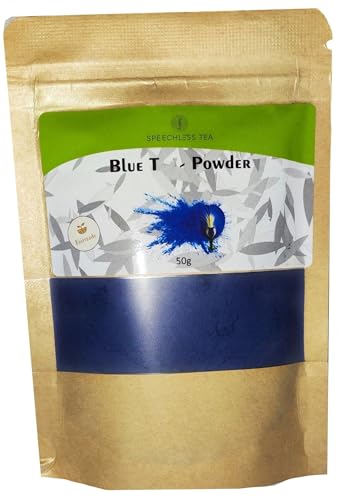 Blauer Matcha (Pulver) | Premium Qualität - schneller Direktversand aus Deutschland (50g) von Speechless Tea