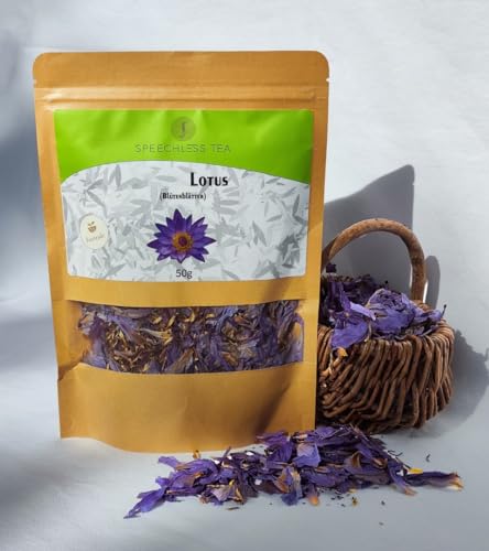 Lotus Tee | Premium Qualität - Handgepflückt - schneller Direktversand aus Deutschland (Blütenblätter, 25g) von Speechless Tea