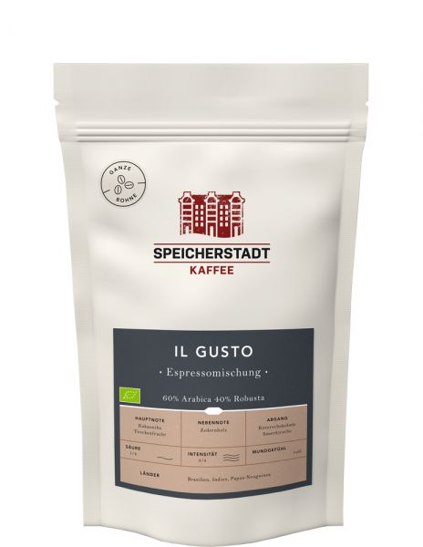 Speicherstadt Kaffee Il Gusto Espressomischung | BIO von Speicherstadt Kaffee