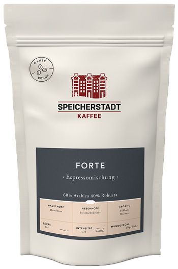 Speicherstadt Kaffee Forte Espressomischung von Speicherstadt Kaffee