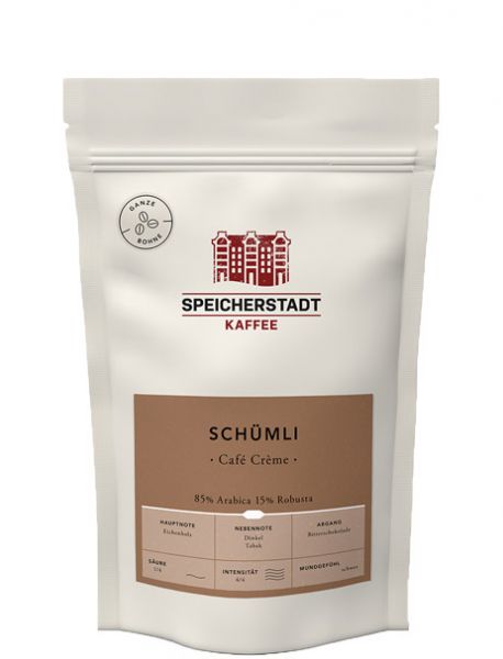 Speicherstadt Kaffee Schümli Café Crème von Speicherstadt Kaffee