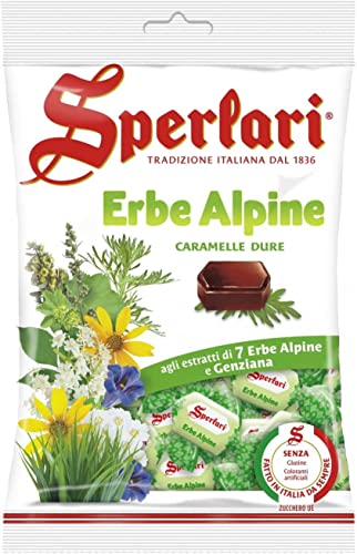 3x Sperlari Süßigkeiten Geschmack Alpine Kräuter italien 200g Beutel von Sperlari