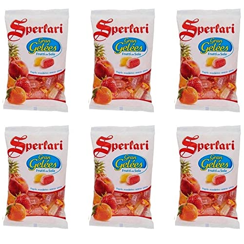 6x Sperlari Frutti Del Sole Desserts schmecken Sonnenfrüchte Italien 200g Beutel von Sperlari