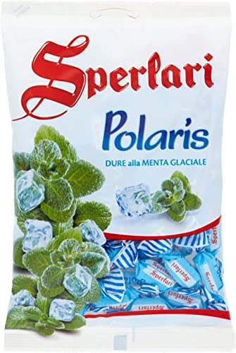6x Sperlari Polaris mit Gletscherminze Geschmack italien 175g Beutel von Sperlari