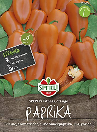 Sperli 81865 Paprika Fitness Orange (Paprikasamen) von Sperli