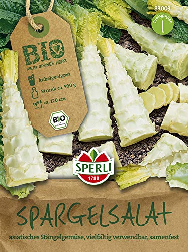 Sperli 83003 Spargelsalat Chinesische Keule (Bio-Salatsamen) von Sperli
