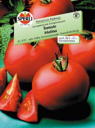 Tomate Matina, sehr frühe Freilandtomate von Sperli
