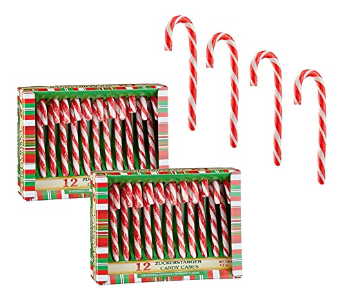 Spetebo Zuckerstangen essbar mit Erdbeer Geschmack - 24 Stück - Weihnachts Deko Baumschmuck Christbaumdeko Anhänger Candy Canes Süßigkeiten Spetebo Zuckerstangen essbar mit Erdbeer Geschmack - 24 Stück - Weihnachts Deko Baumschmuck Christbaumdeko Anhänger Candy Canes Süßigkeiten von Spetebo