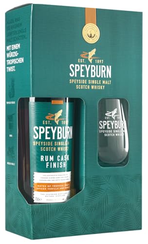 Speyburn GB Rum Cask mit Glas 40% 700ml Speyburn GB Rum Cask mit Glas 40% 700ml von Speyburn