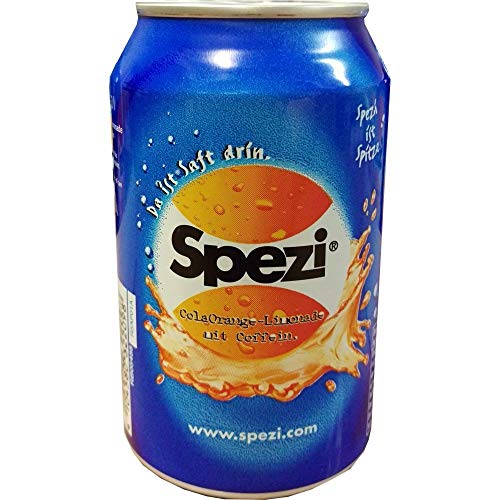 24 Spezi-Dosen (24 x 0,33 Liter), ein Mix aus Cola & Orange von Spezi