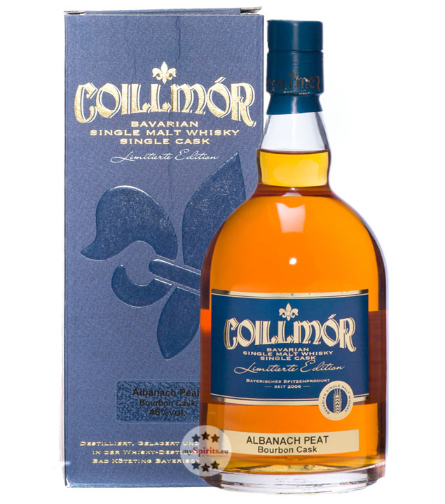 Liebl Coillmor Albanach Peat Bourbon Whisky (46 % Vol., 0,7 Liter) von Spezialitäten-Brennerei & Whisky Destillerie Liebl