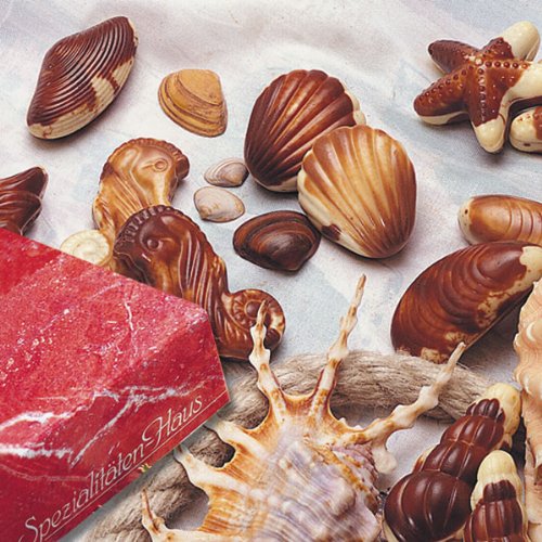 Meeresfrüchte - Nougat der Spitzenklasse. Gefüllte Spezialität aus Belgien für Feinschmecker und Genießer. €21,90/kg (1 Packung) von Spezialitäten-Haus G. Schulteis GmbH