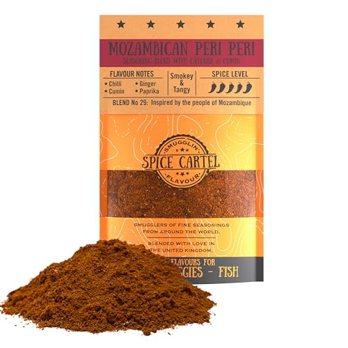 Das Mosambikan Peri Peri des Gewürzkartells | Verwenden Sie als Marinade, Reiben oder Gewürze, um Ihrem Essen diese würzige, würzige Stimmung zu verleihen. Gemacht mit Liebe in Großbritannien. Das Mosambikan Peri Peri des Gewürzkartells | Verwenden Sie als Marinade, Reiben oder Gewürze, um Ihrem Essen diese würzige, würzige Stimmung zu verleihen. Gemacht mit Liebe in Großbritannien. von Spice Cartel