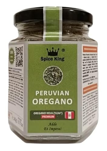 Peruanisches Oregano Hoja Peru Leaves Spice King Origanum vulgare Glas 20 g 20 g von Spice King