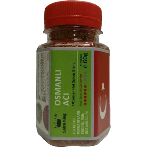 Spice King Osmanli Aci Türkische Universal-Scharf-Gewürzmischung, 50 g Spice King Osmanli Aci Türkische Universal-Scharf-Gewürzmischung, 50 g von Spice King